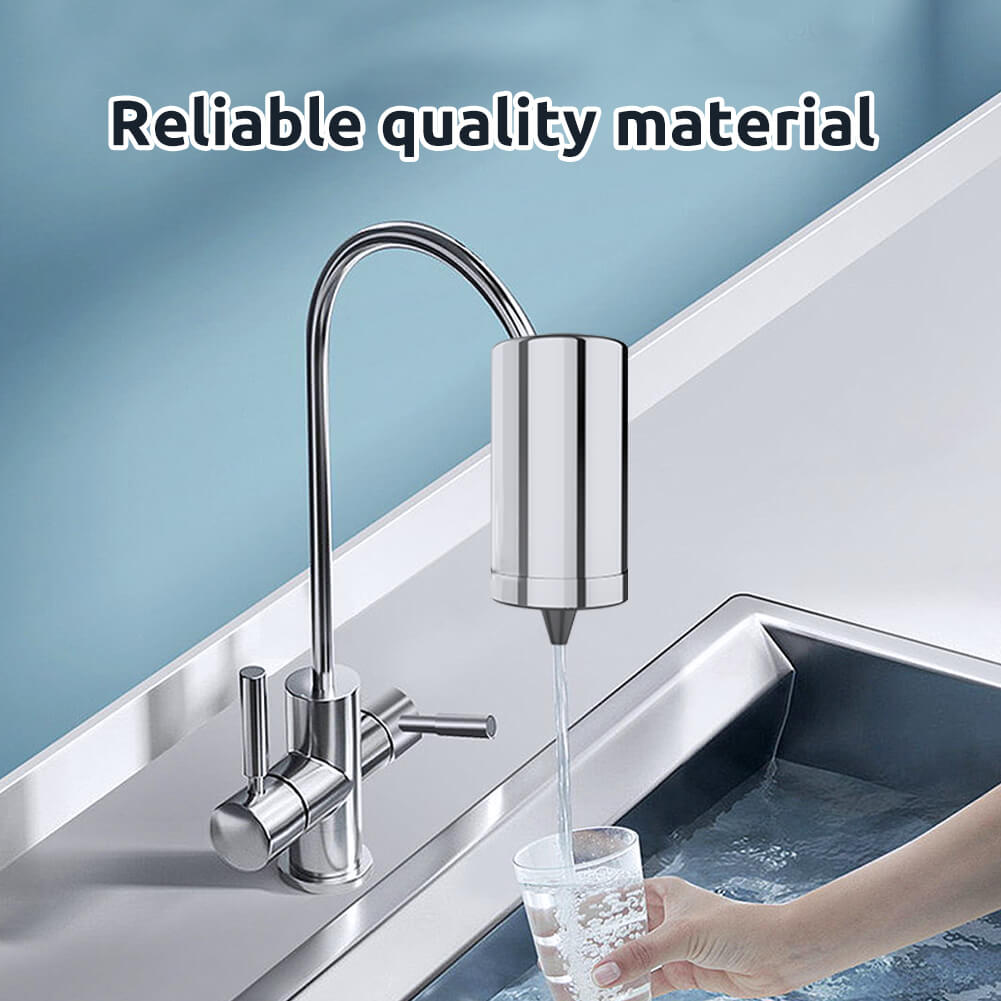 AFaucet 1 Faucet Water Filter, 304 Food Grade Stainless Steel