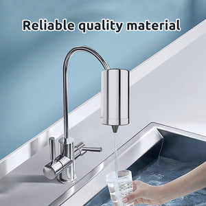 AFaucet 1 Faucet Water Filter, 304 Food Grade Stainless Steel