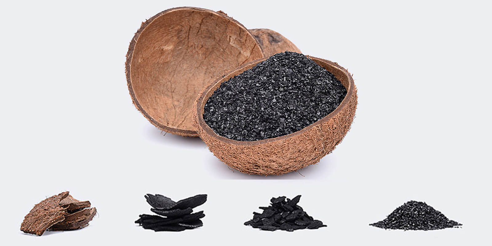 Nutshell vs. Coconut shell vs. Coal activated carbon