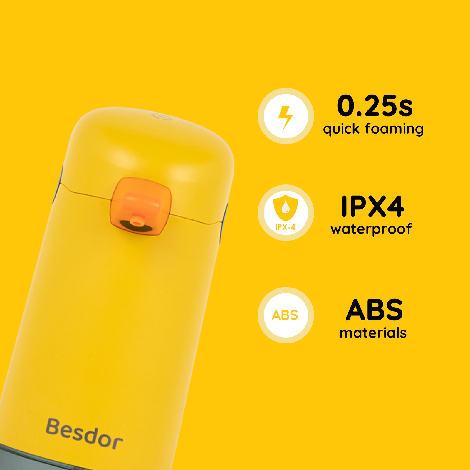 Besdor Yellow Duck Automatic Foaming Soap Dispenser