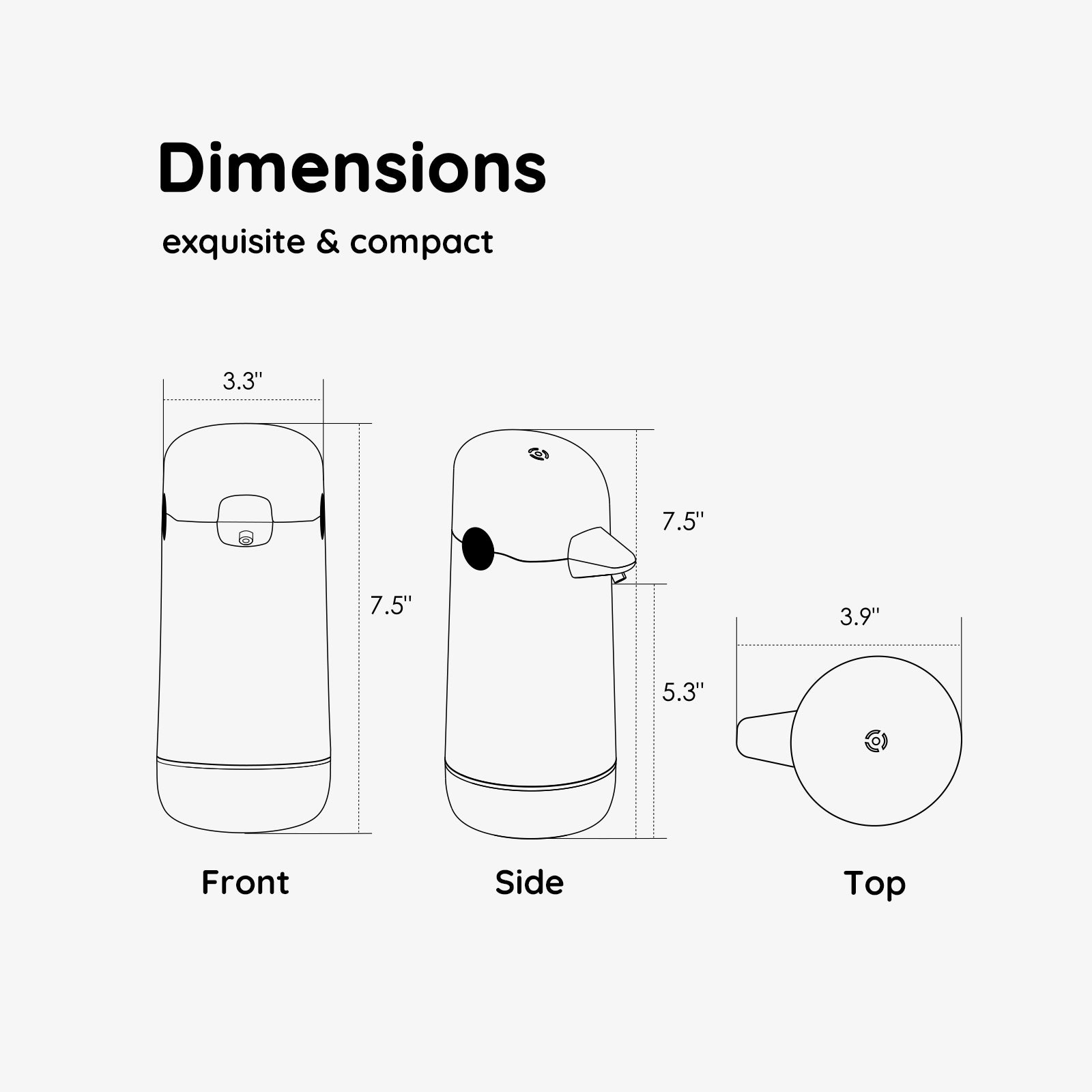 Besdor Yellow Duck Automatic Foaming Soap Dispenser