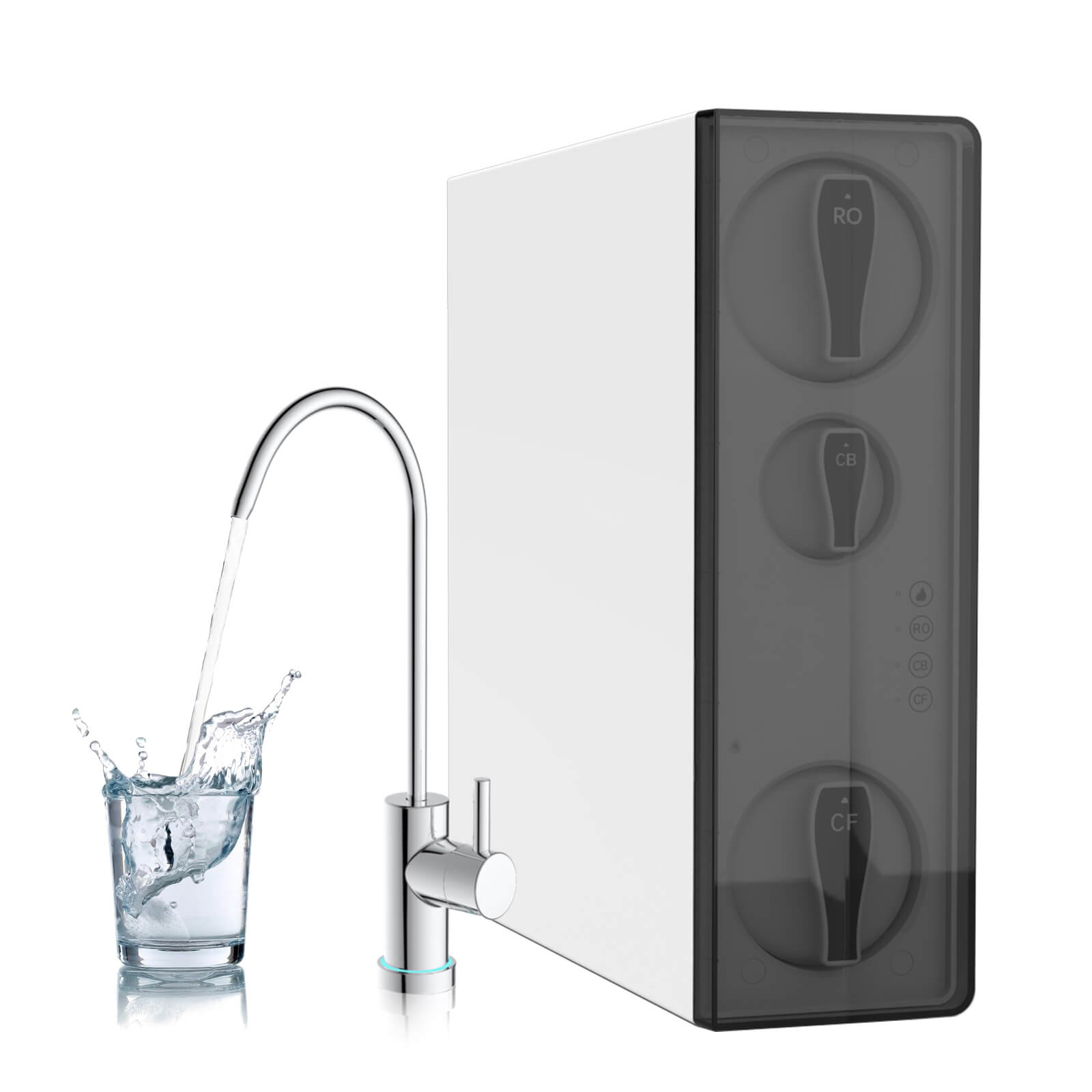 AWater 1 Tankless Reverse Osmosis System Under Sink RO Water Filtration