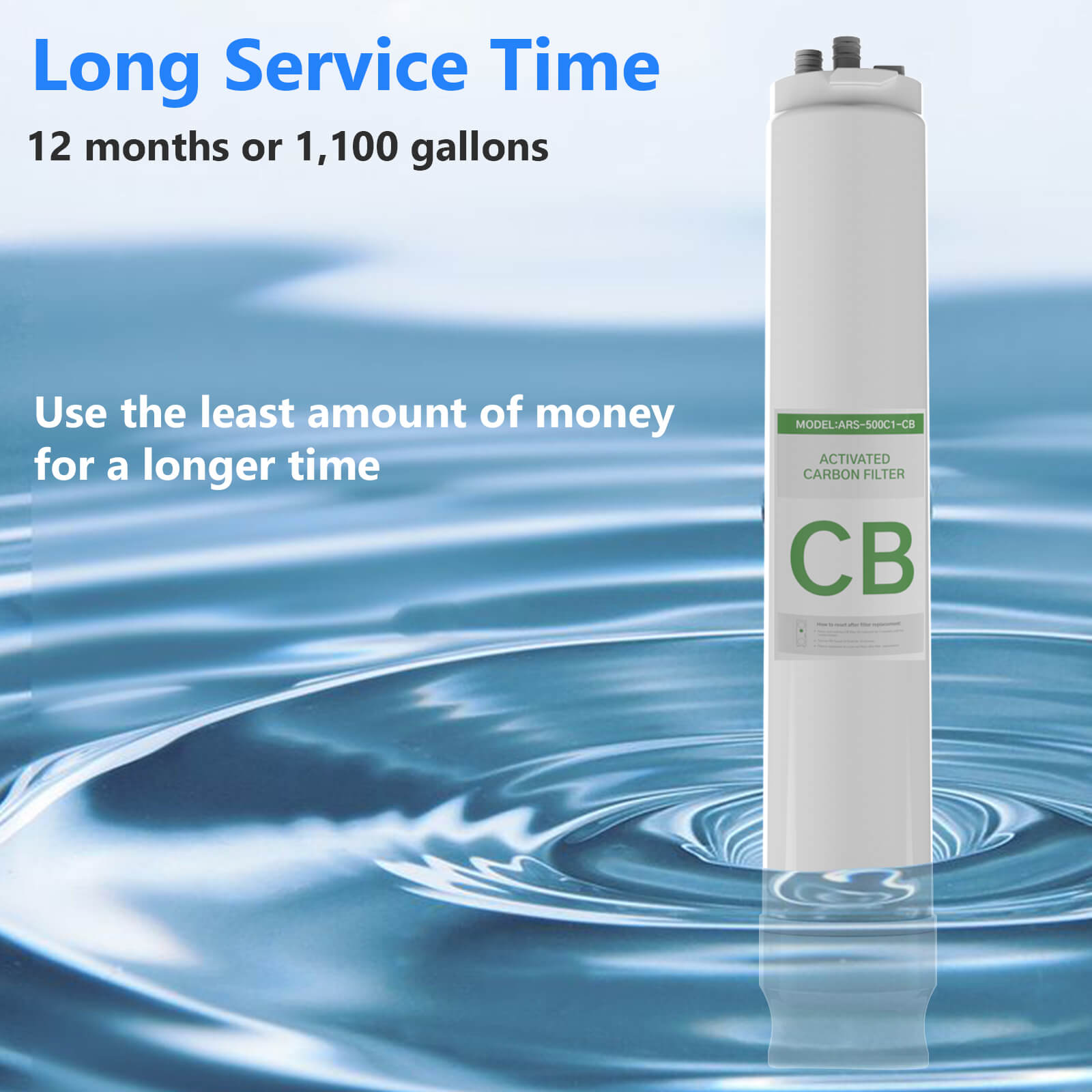 AWater 1 CB Filter, Replacement for AWater 1 RO System