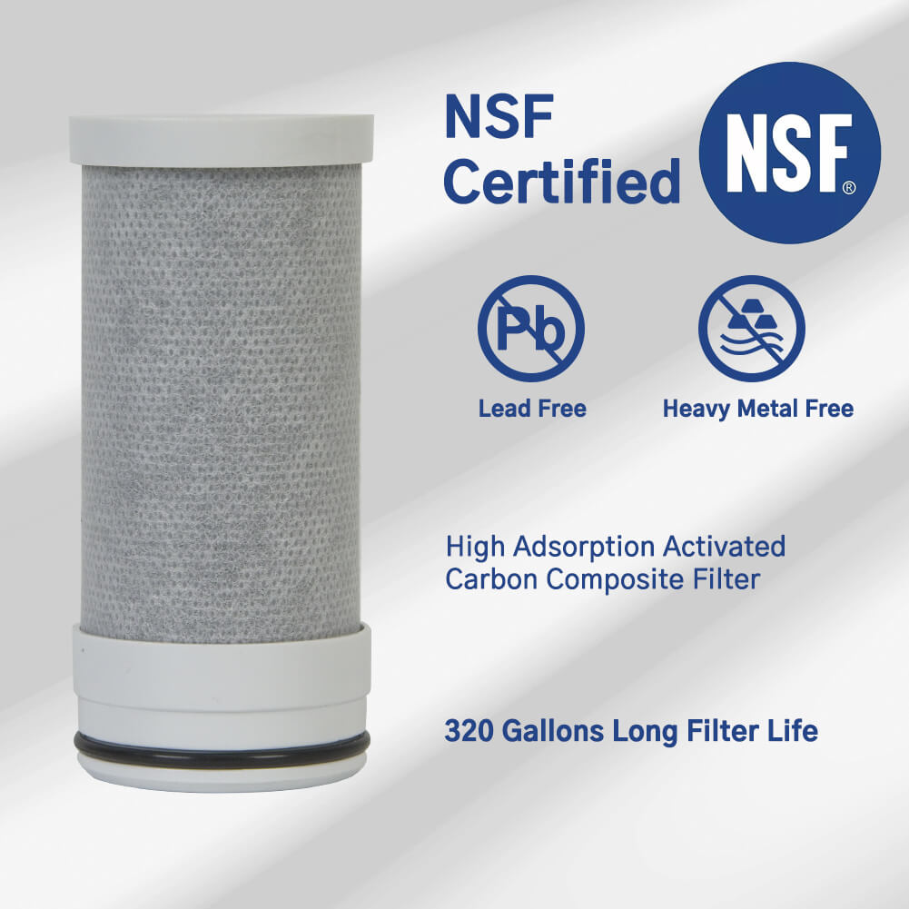 AFaucet 1 Faucet Water Filter 304 Food Grade Stainless Steel