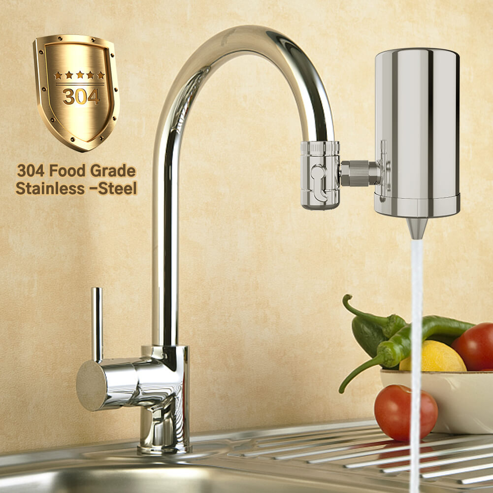 AFaucet 1 Faucet Water Filter 304 Food Grade Stainless Steel