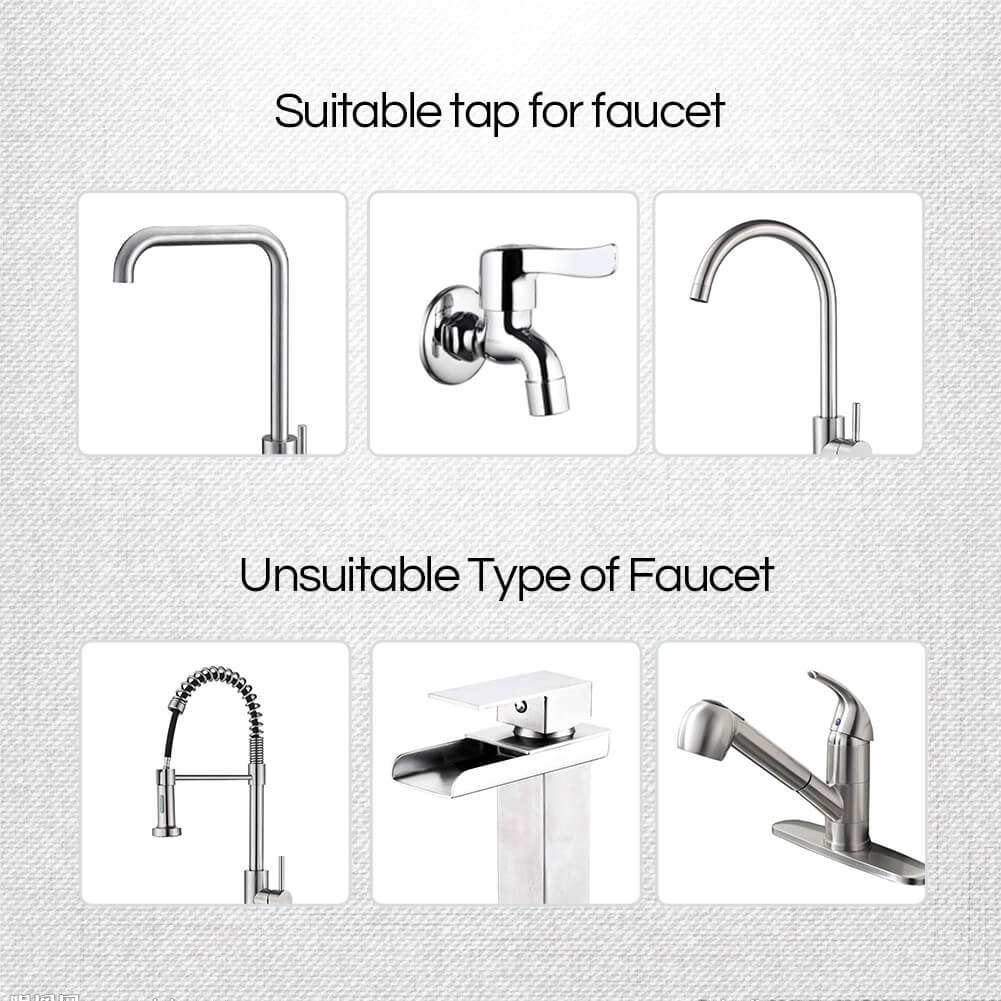AFaucet 1 Faucet Water Filter 304 Food Grade Stainless Steel